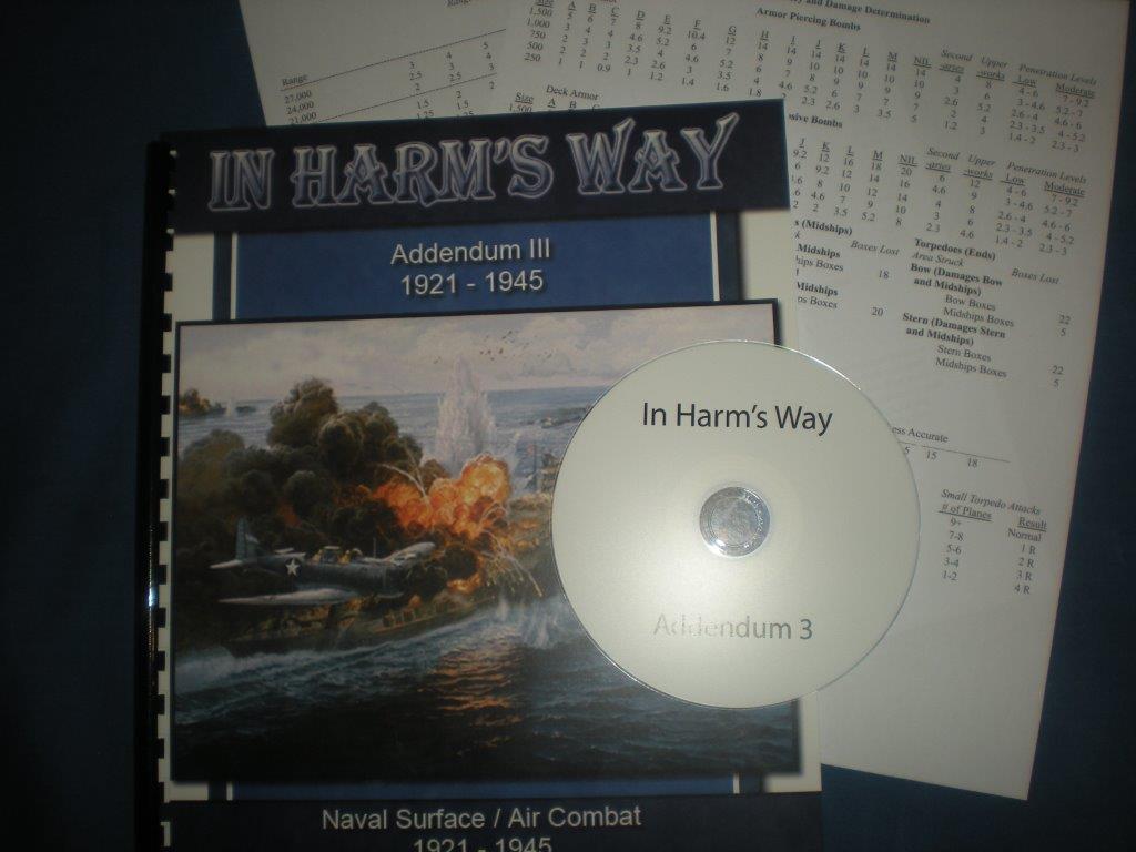 In Harm's Way: Addendum III 1921-1945