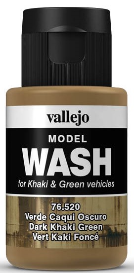 Vallejo Wash Dark Khaki Green
